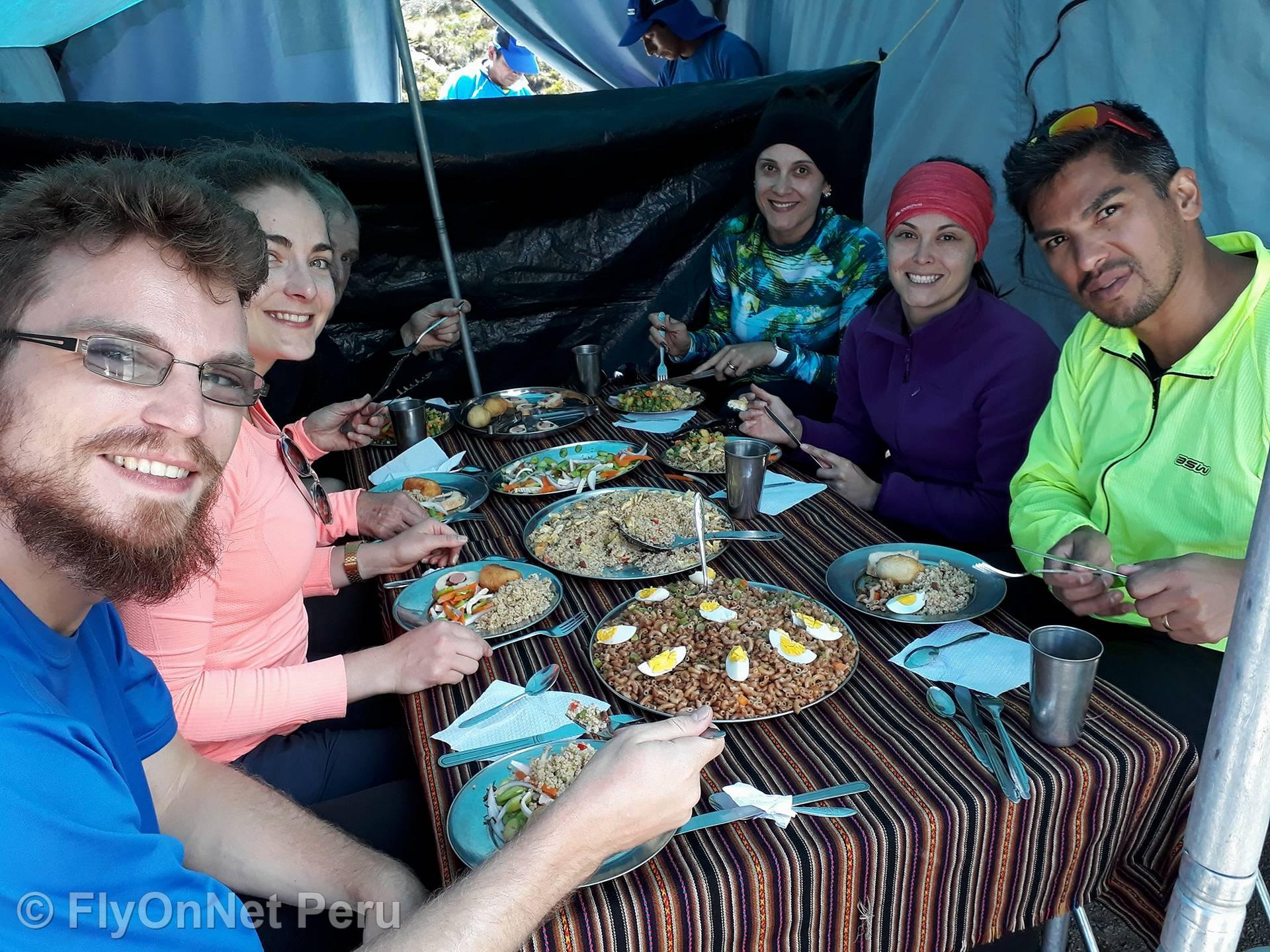 Photo Album: Lunch during the trek, Inca Trail