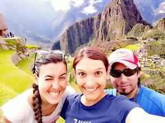 Escursionisti a Machu Picchu